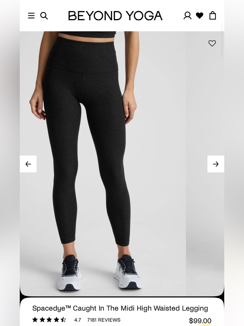 Beyond Yoga Spacedye set - darkest night heathered charcoal